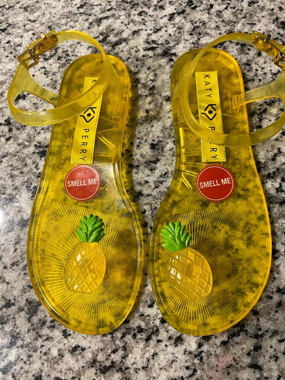 Katy Perry The Geli Jelly Sandal Yellow Pineapple